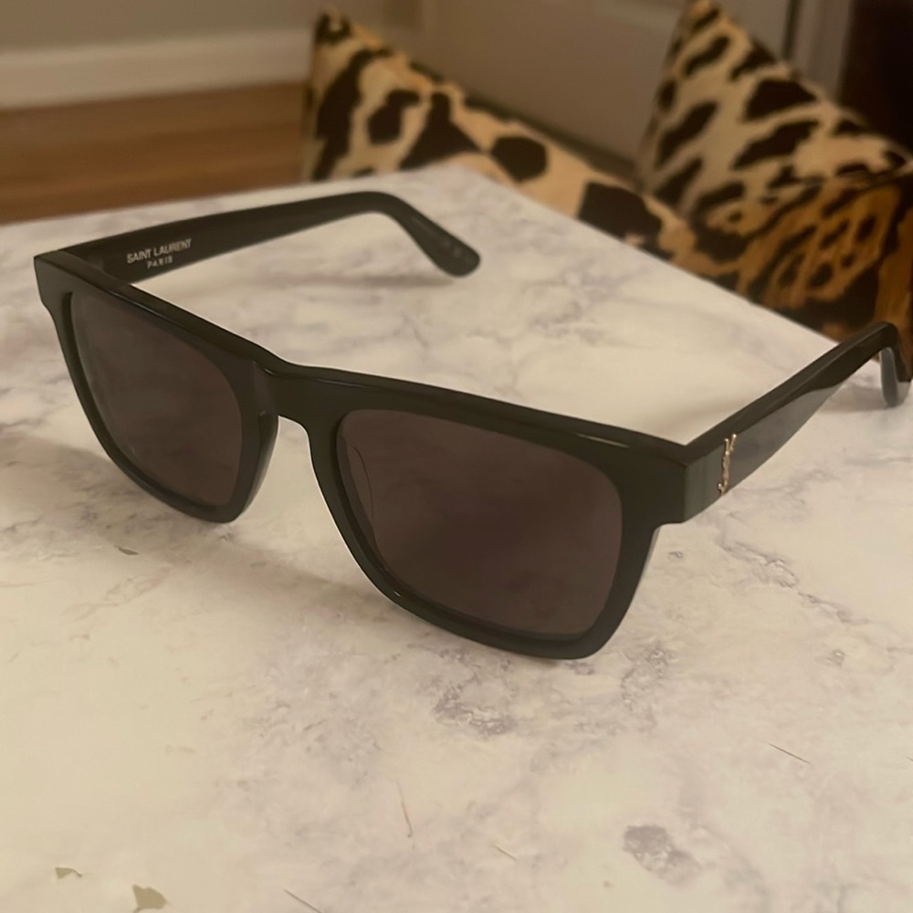 Saint Laurent Black Square Sunglasses